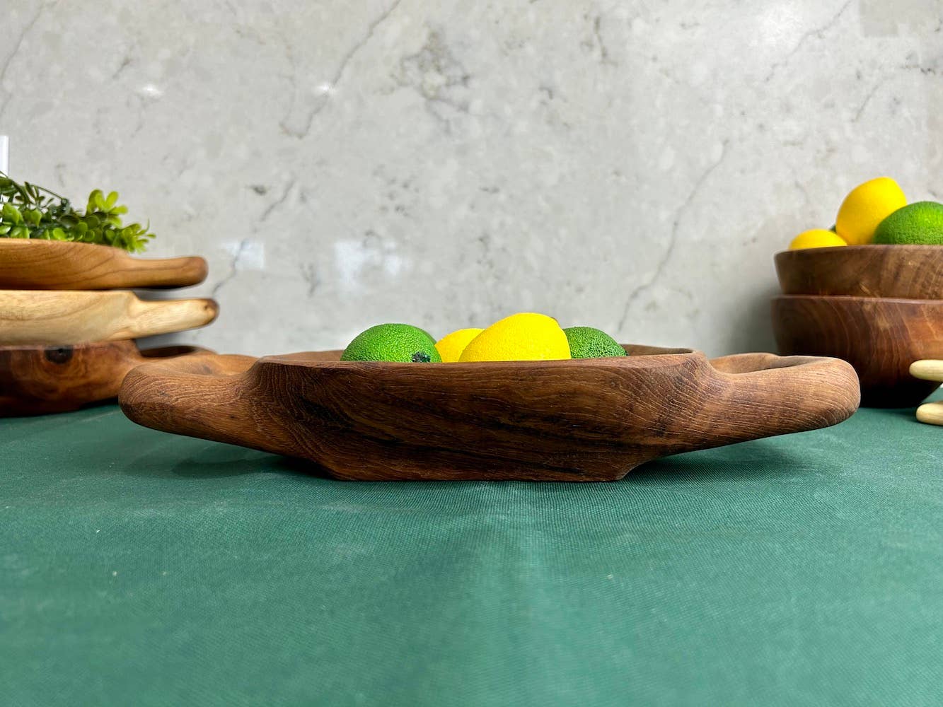 TeakRoot Rustic Handled Tray - Small - Ringold Valley Trading Company