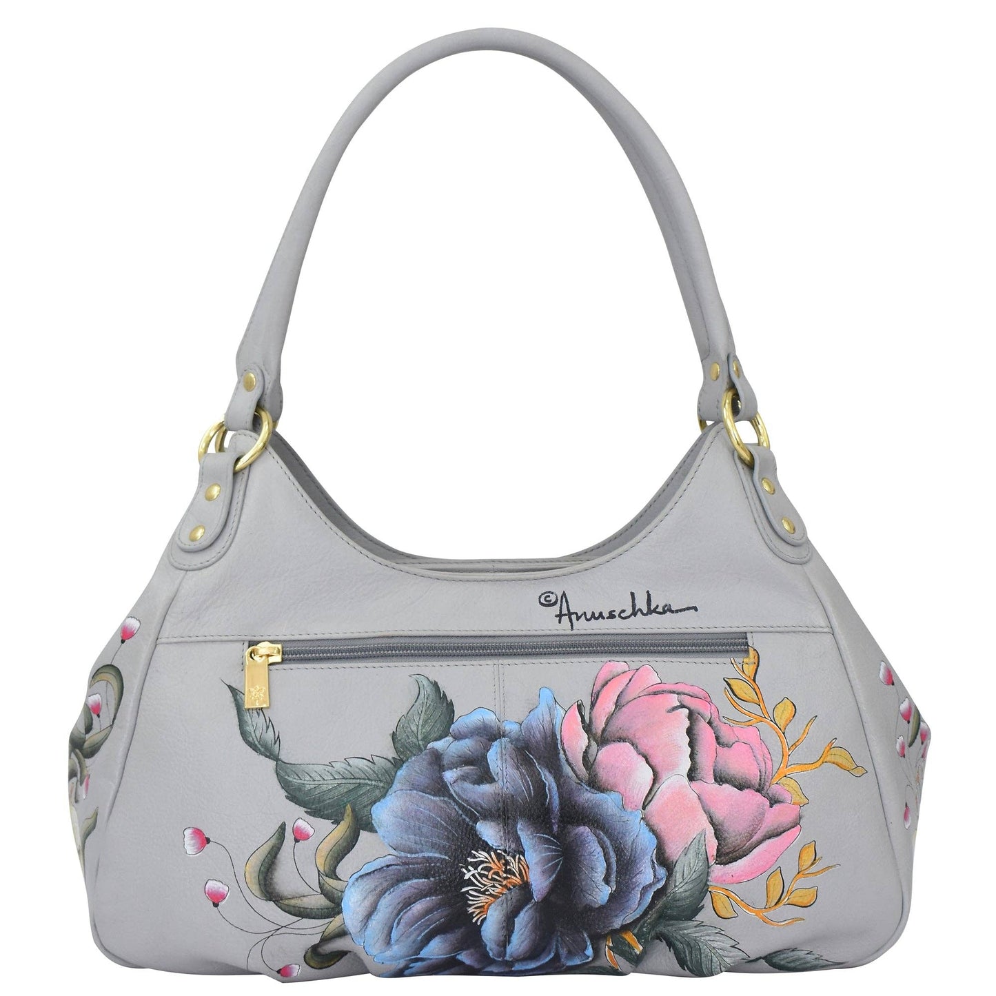 Triple Compartment Ruched Hobo - 721 - Ringold Valley Trading Company