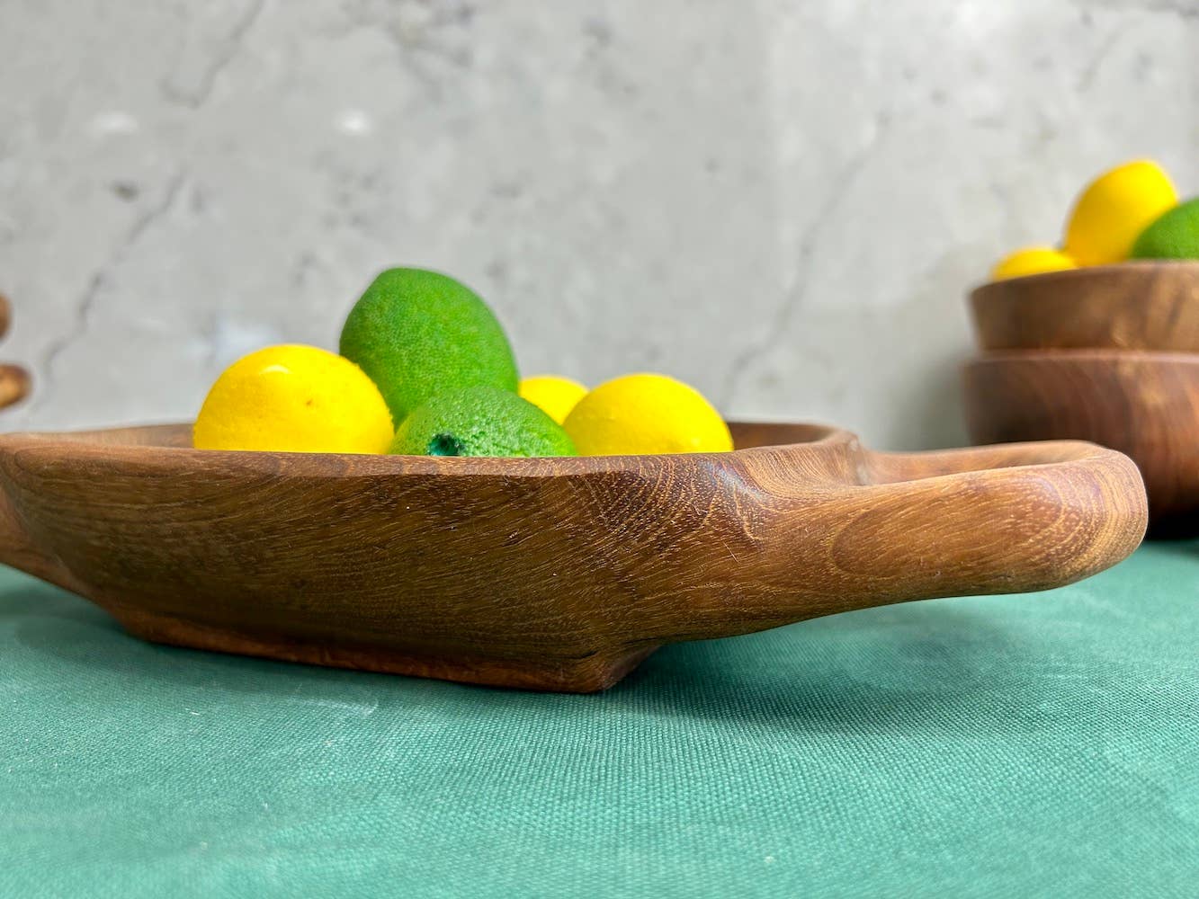TeakRoot Rustic Handled Tray - Small - Ringold Valley Trading Company