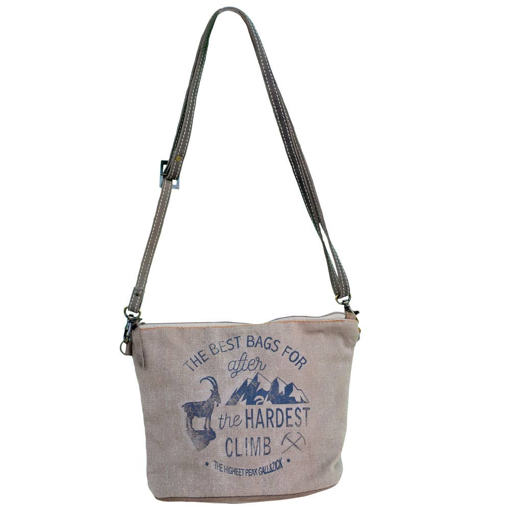 SummitStrong Brown Canvas Shoulder Bag - Ringold Valley Trading Company