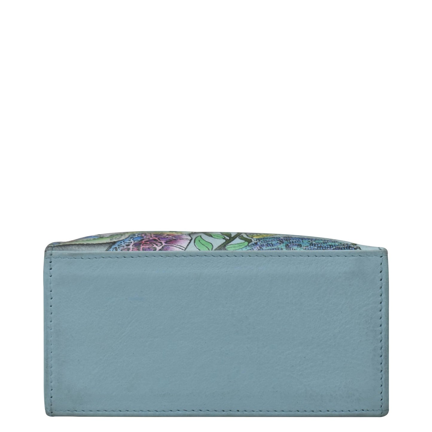 Hand-Painted Leather Triple Compartment Crossbody Organizer - Ringold Valley Trading Company