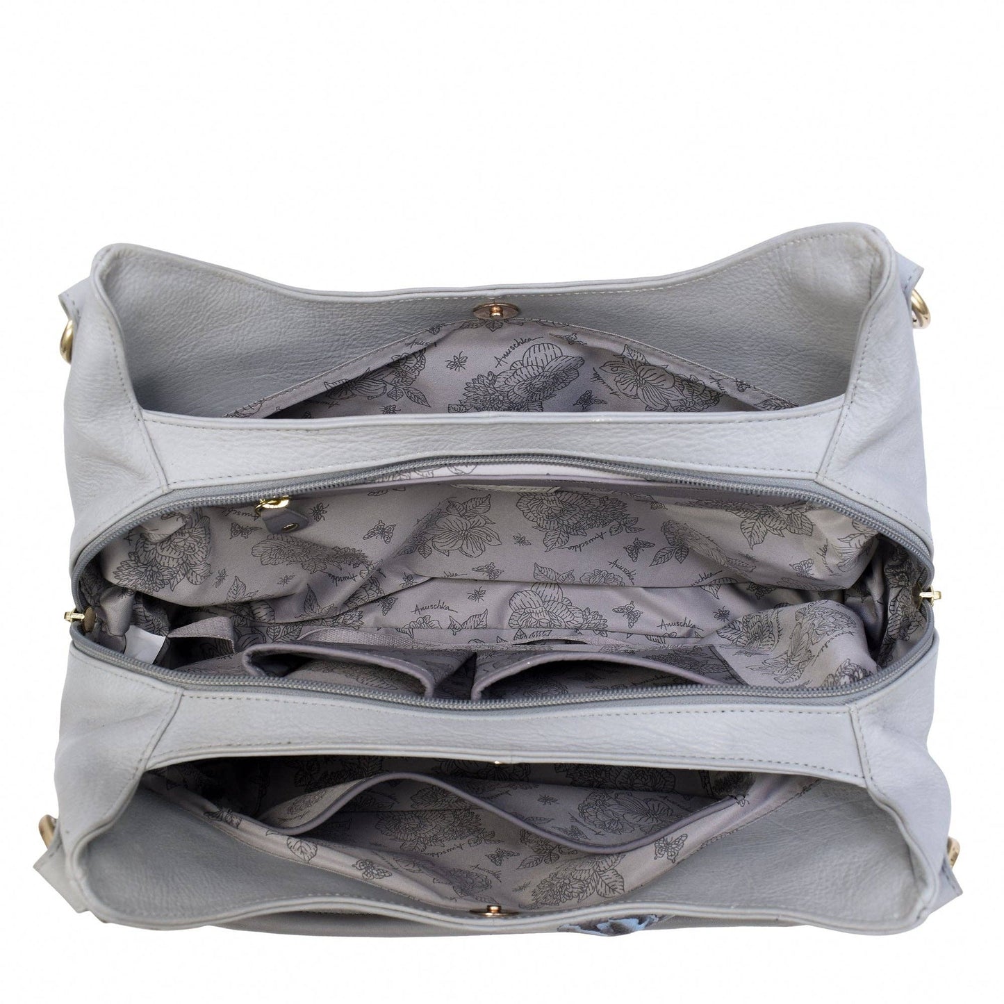 Triple Compartment Ruched Hobo - 721 - Ringold Valley Trading Company