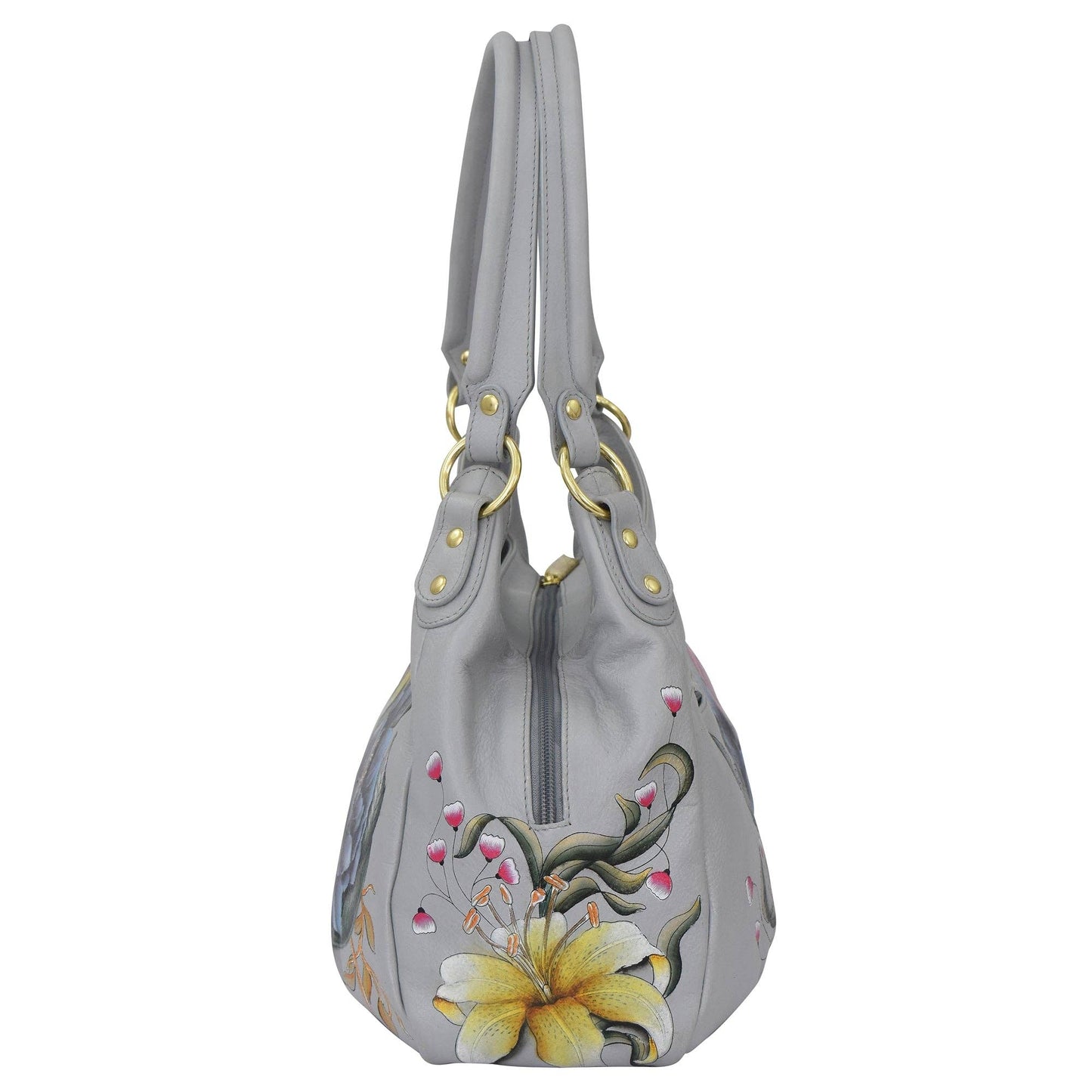 Triple Compartment Ruched Hobo - 721 - Ringold Valley Trading Company