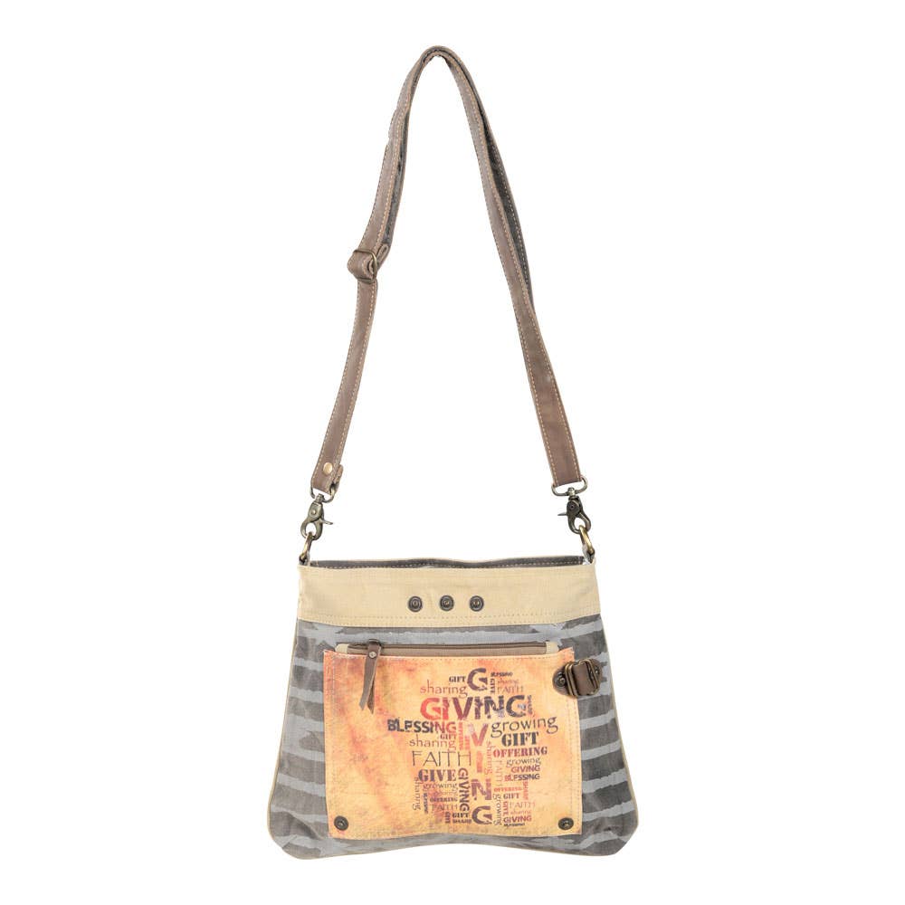 BlessGrow Dual-Zip Shoulder Bag - Ringold Valley Trading Company