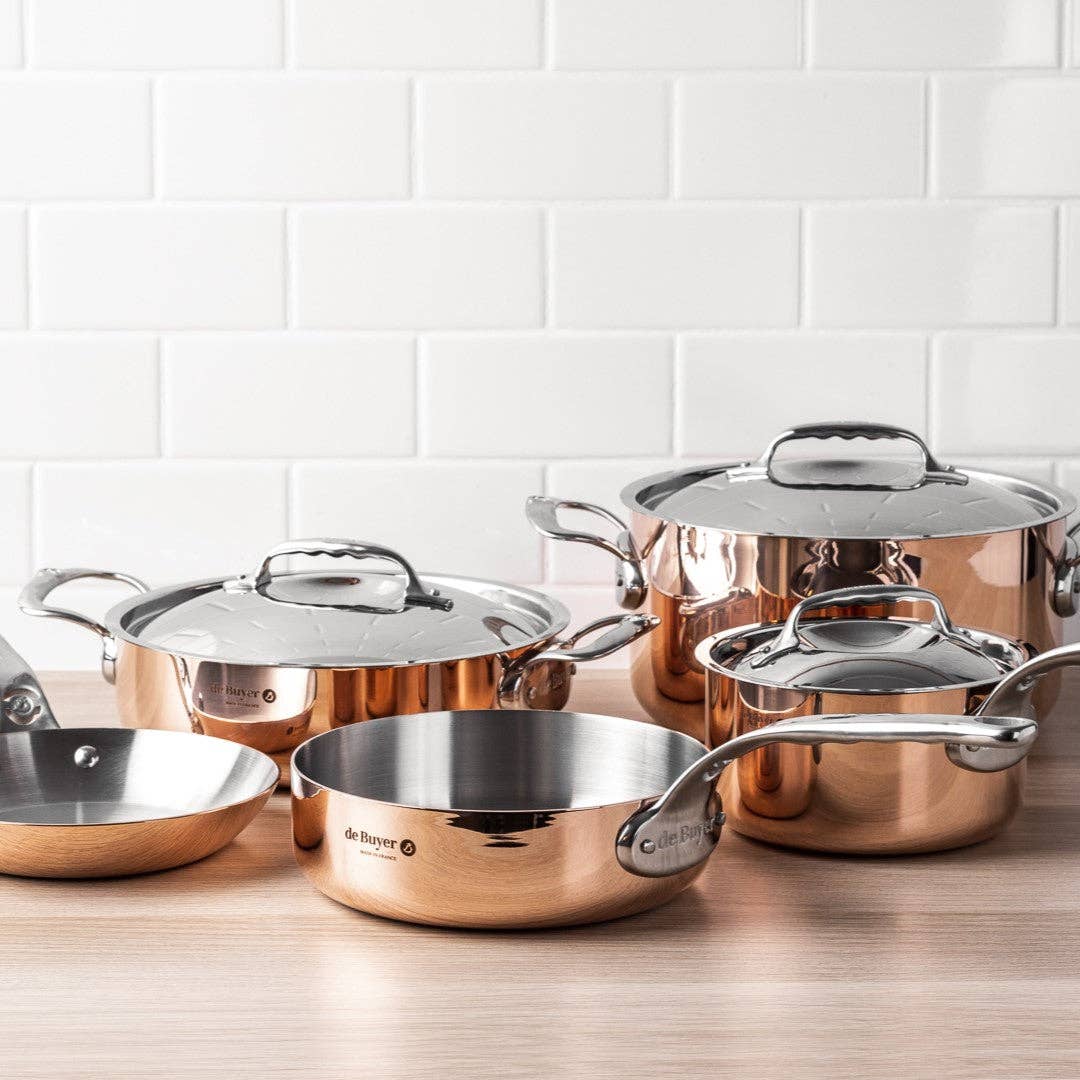 PRIMA MATERA Conical Saute Pan: Induction Ready / 9.5" - Ringold Valley Trading Company