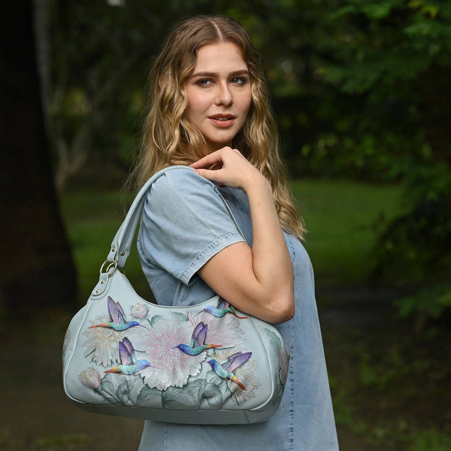 Triple Compartment Ruched Hobo - 721 - Ringold Valley Trading Company