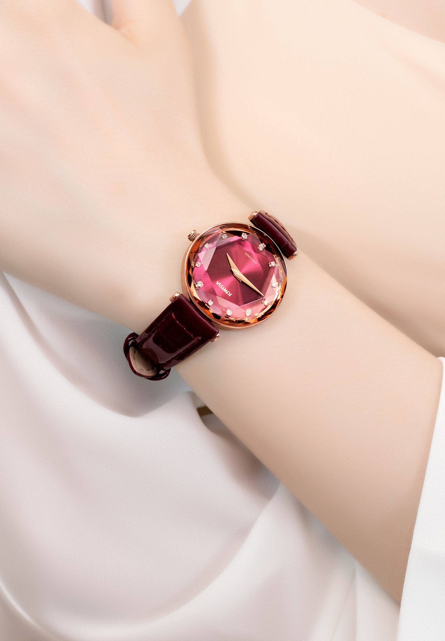 Facet Elegance: Swiss Ladies Watch J5.834.M - Ringold Valley Trading Company