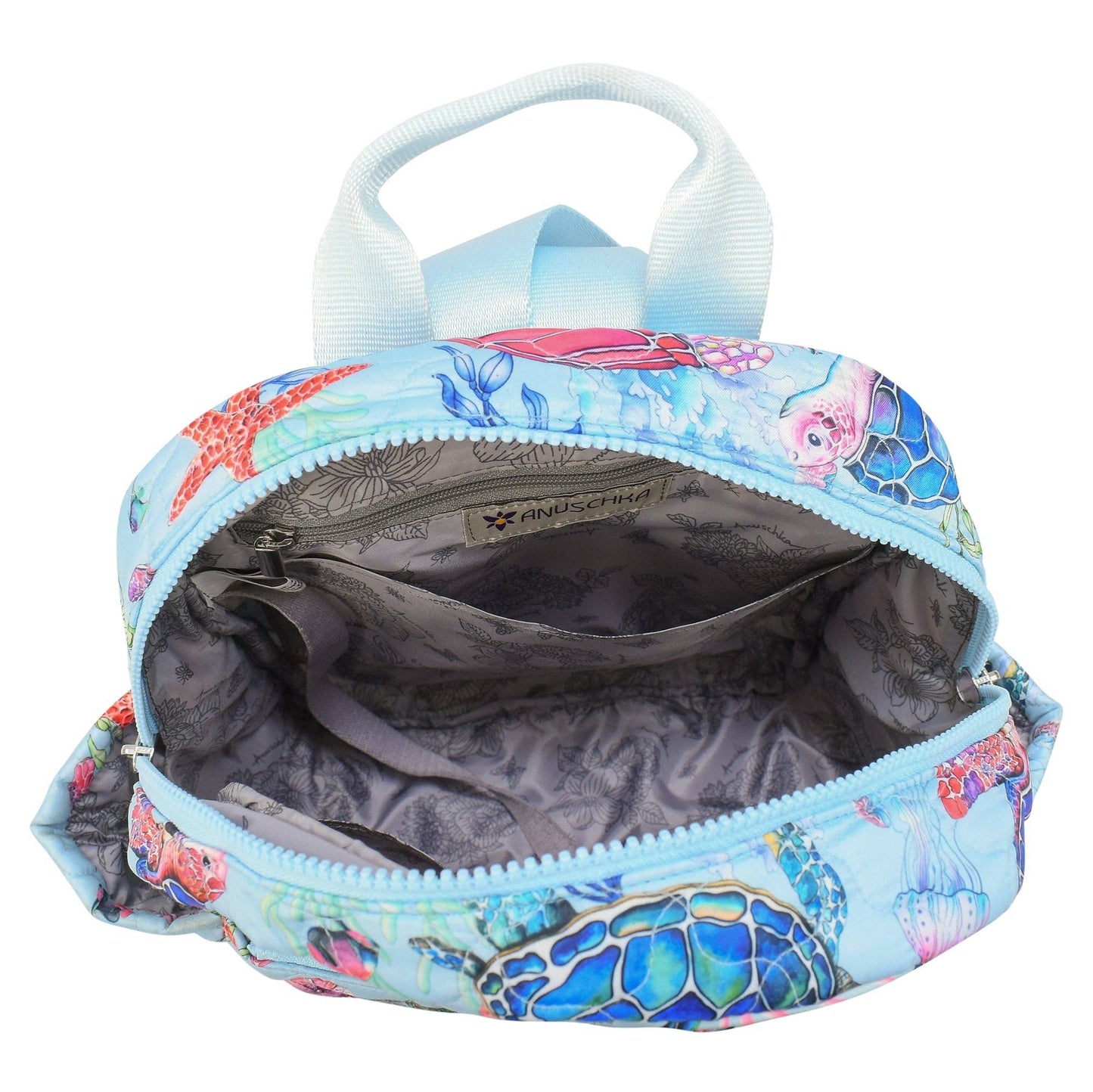Wanderlust Quilted Fabric Backpack-16015 - Ringold Valley Trading Company
