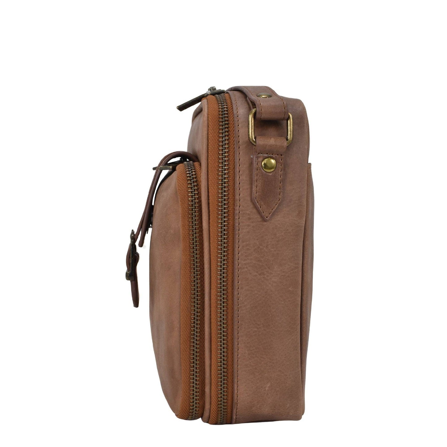 Heritage Leather Organizer Crossbody - 8632 - Ringold Valley Trading Company