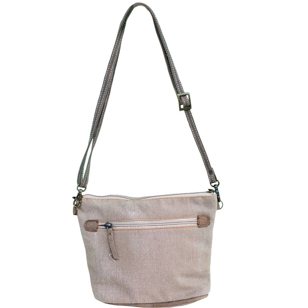 SummitStrong Brown Canvas Shoulder Bag - Ringold Valley Trading Company