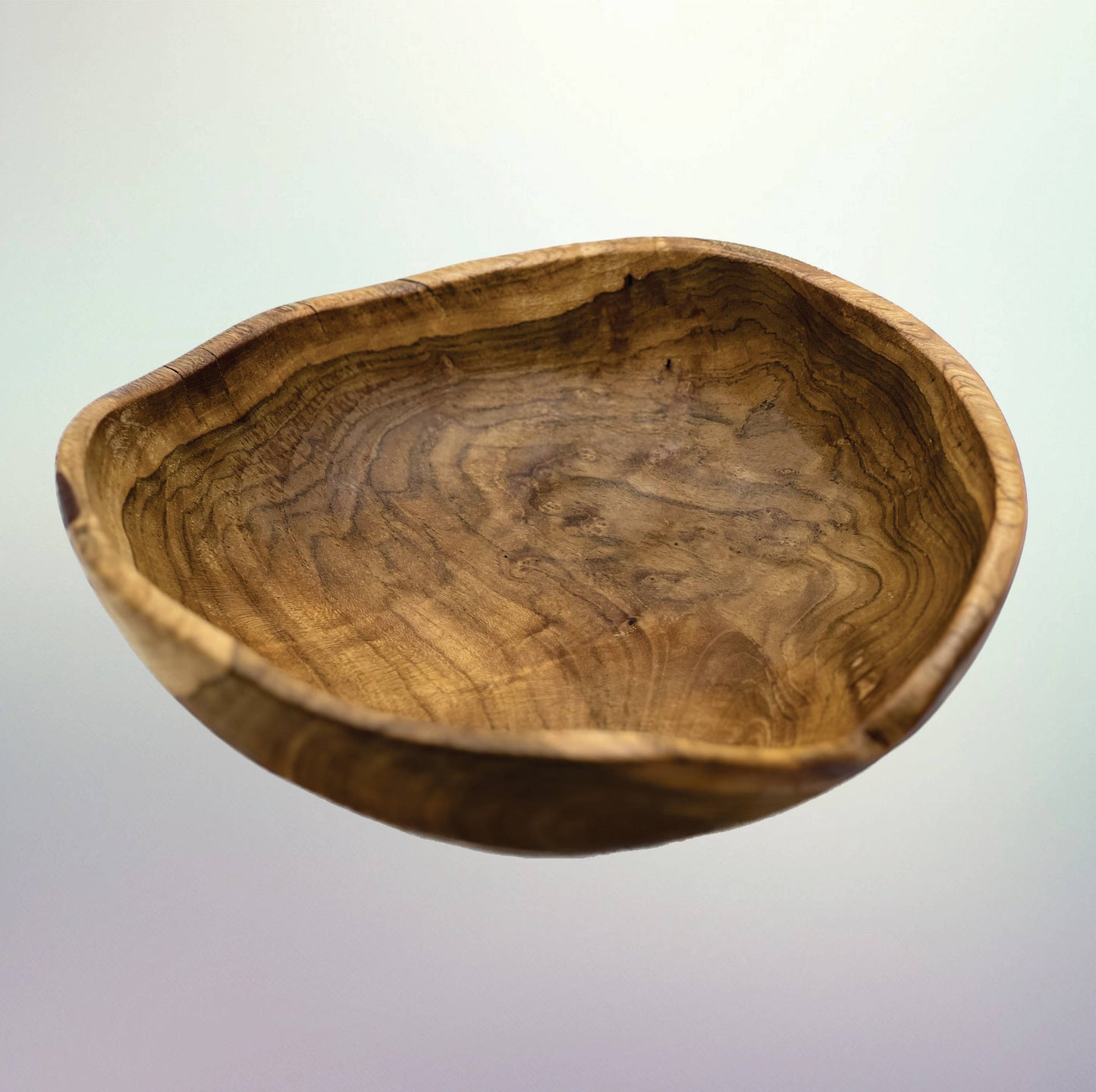 Teak Edge Bowl - Hand Carved - Ringold Valley Trading Company