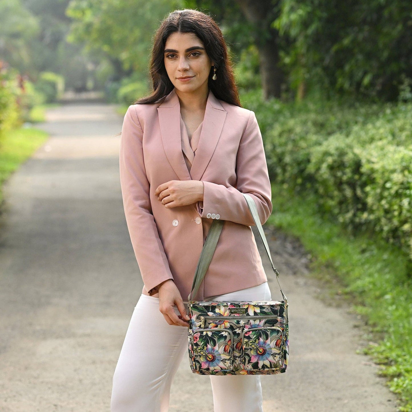 Wanderlust Luxe Fabric Crossbody Bag-12022 - Ringold Valley Trading Company