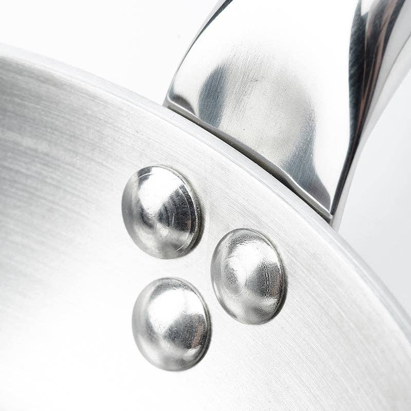 ALCHIMY 3-ply Stainless Steel Saucepan: 8" - Ringold Valley Trading Company