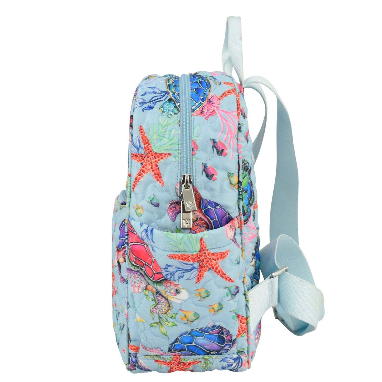 Wanderlust Quilted Fabric Backpack-16015 - Ringold Valley Trading Company