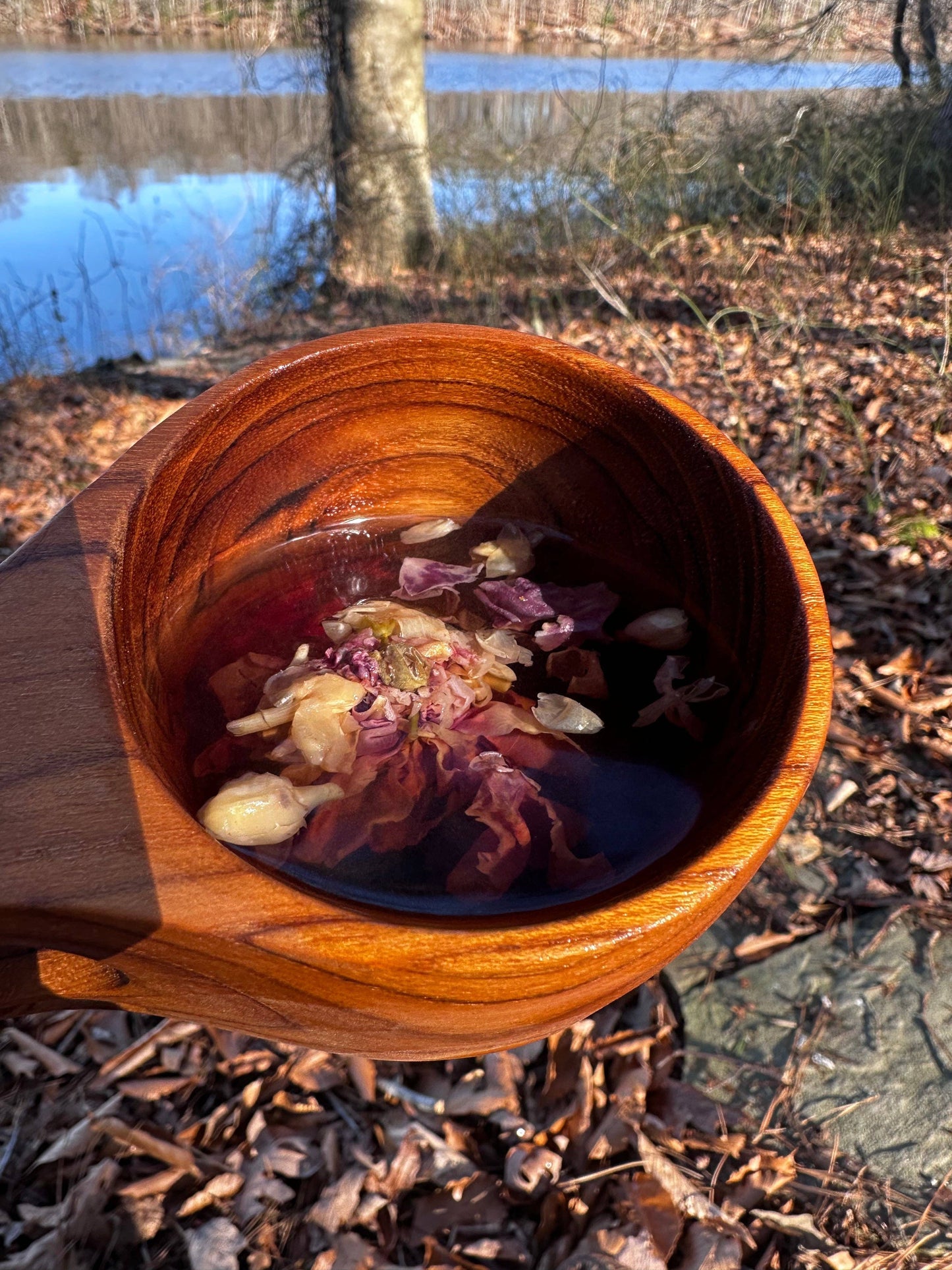 TeakSip Kuksa: 12oz Mug with Hanging Hole - Ringold Valley Trading Company