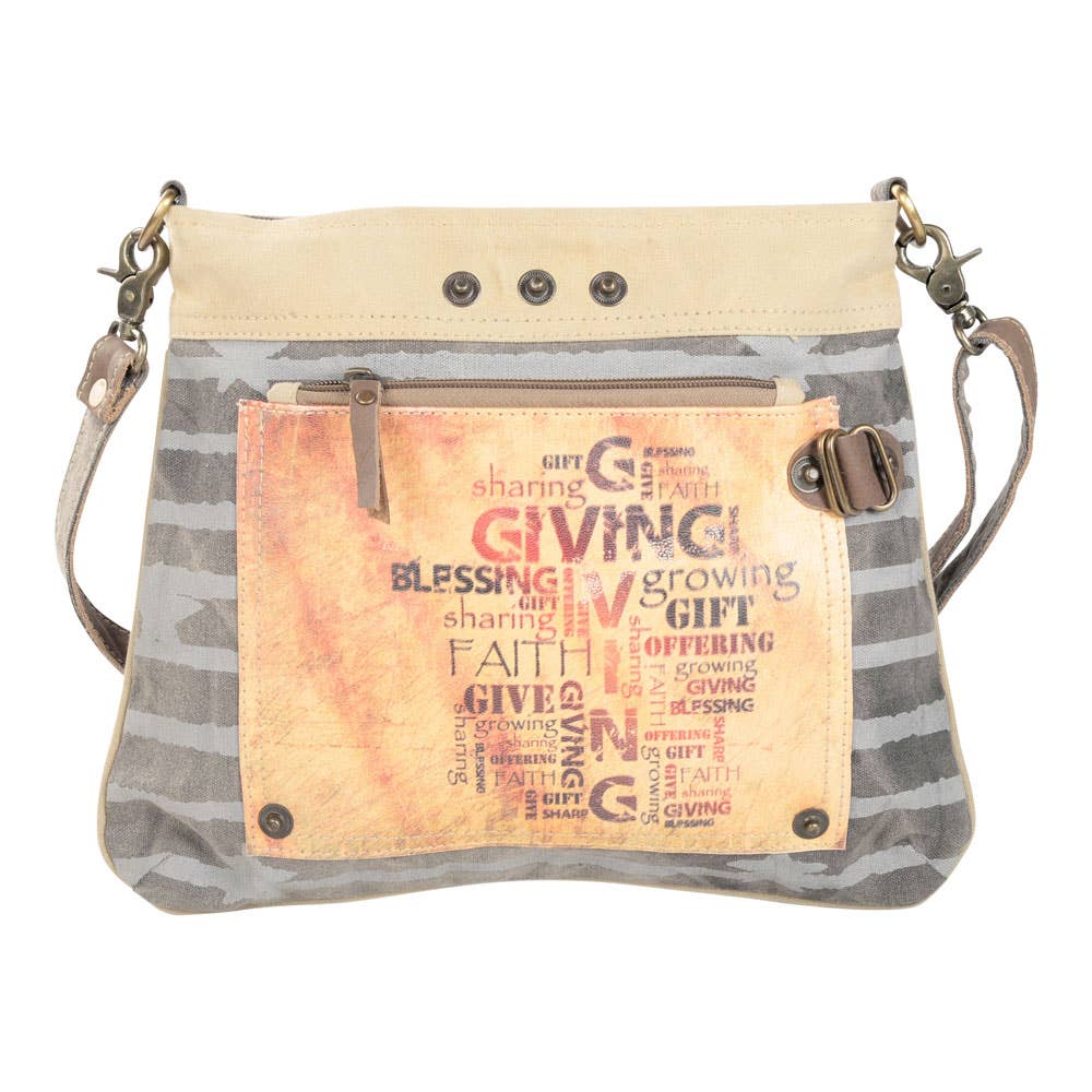 BlessGrow Dual-Zip Shoulder Bag - Ringold Valley Trading Company