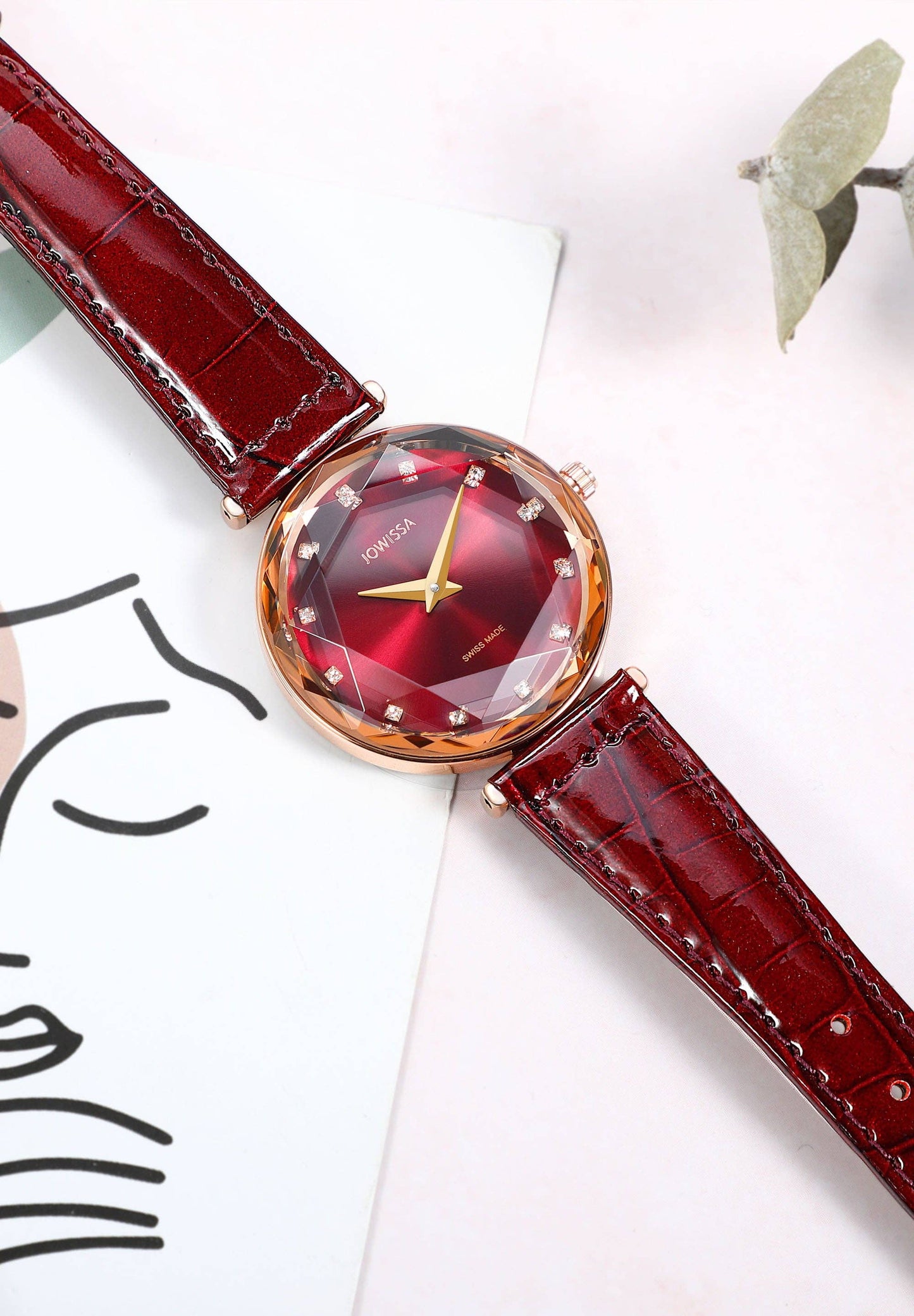 Facet Elegance: Swiss Ladies Watch J5.834.M - Ringold Valley Trading Company