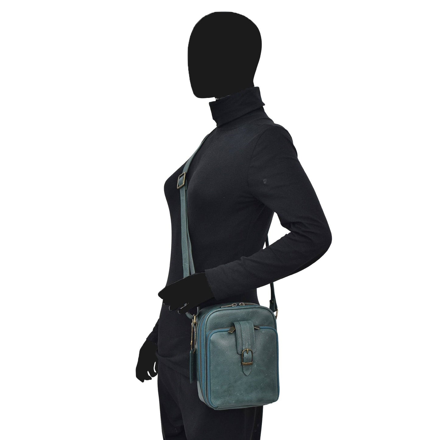 Heritage Leather Organizer Crossbody - 8632 - Ringold Valley Trading Company