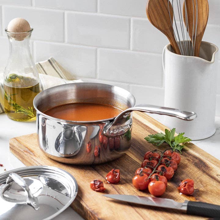 AFFINITY 5-ply Stainless Steel Saucepan: 6.3" - Ringold Valley Trading Company
