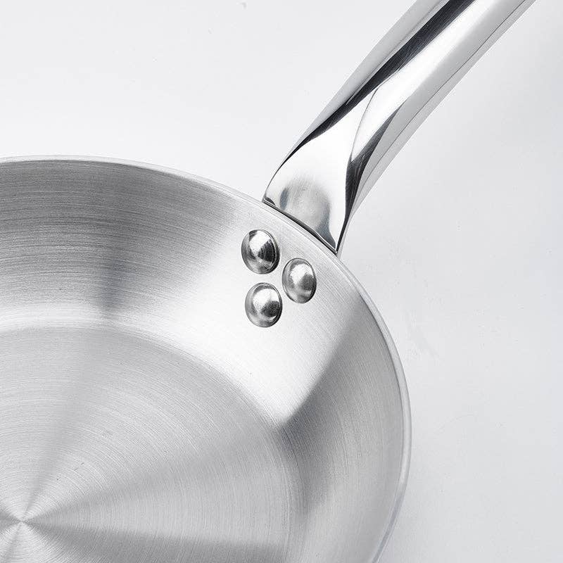 ALCHIMY 3-ply Stainless Steel Frying Pan: 12.5" - Ringold Valley Trading Company