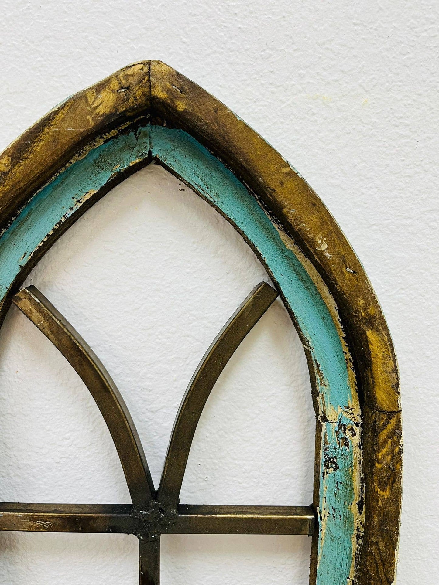 Cathedral Wood and Iron Arches - Set of two - Ringold Valley Trading Company