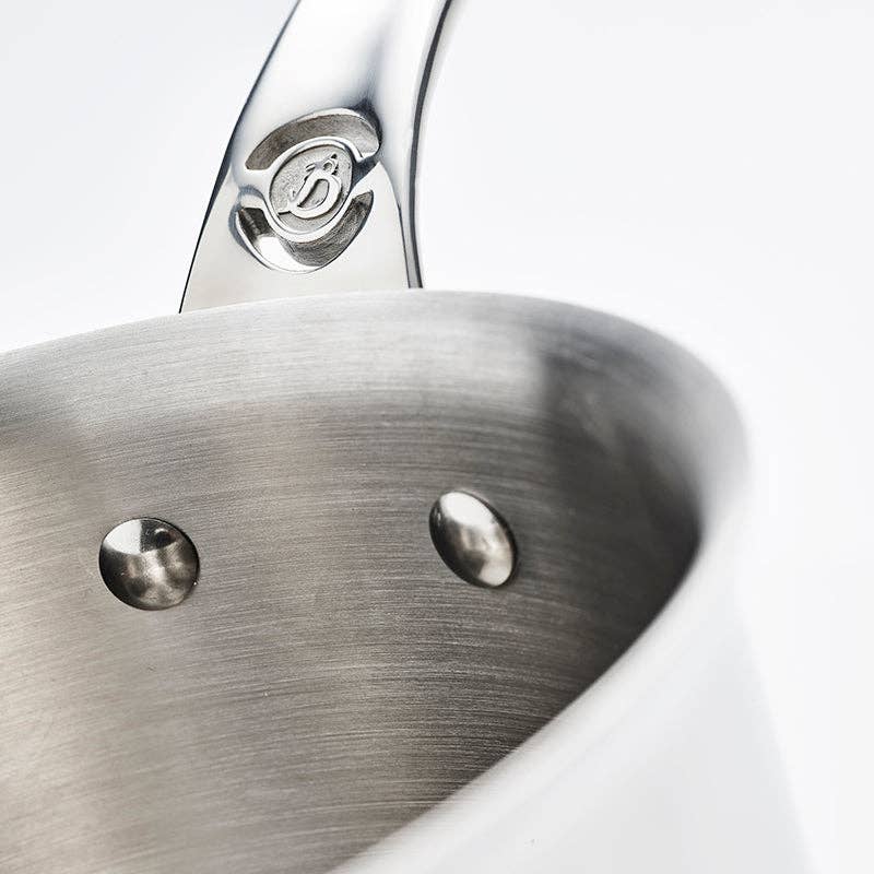 AFFINITY 5-ply Stainless Steel Saucepan: 6.3" - Ringold Valley Trading Company