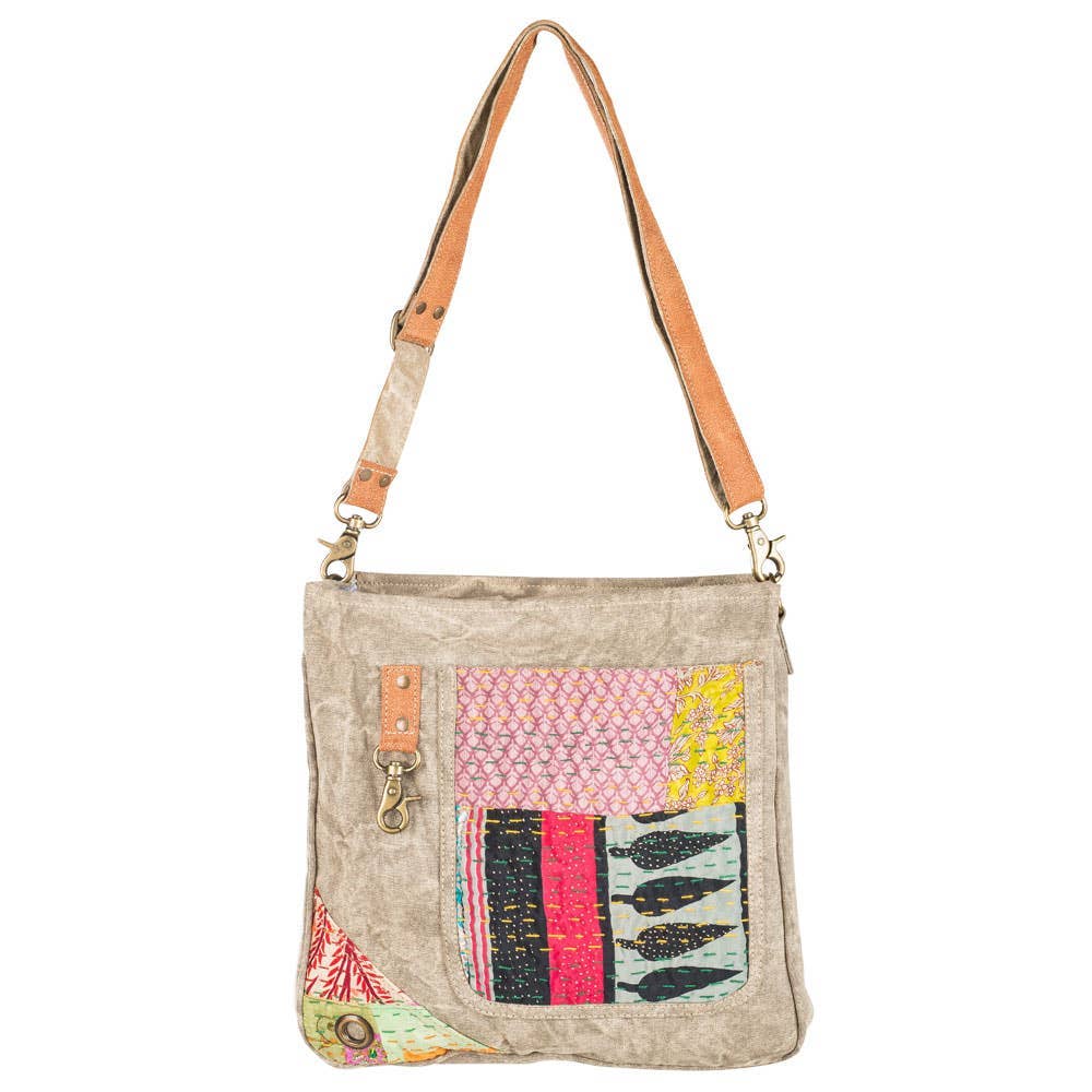 EcoKantha Shoulder Tote - Ringold Valley Trading Company