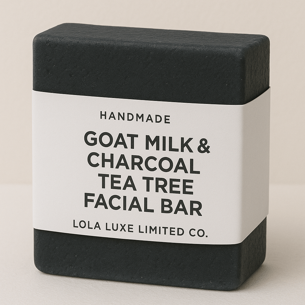 Charcoal Tea Tree Goat Milk Soap – Purifying Facial Bar for Acne-Prone Skin - Ringold Valley Trading Company