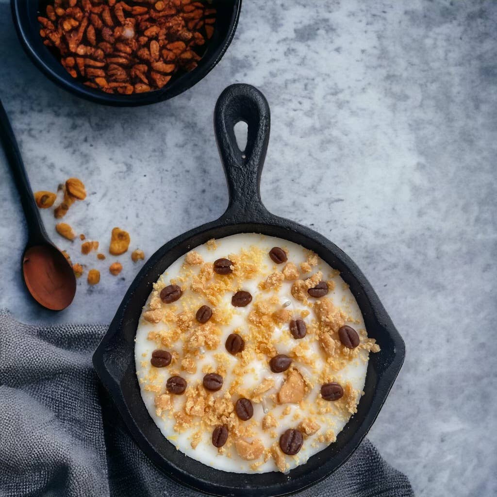 Coffee Cake Skillet Candle - 8oz Delight - Ringold Valley Trading Company