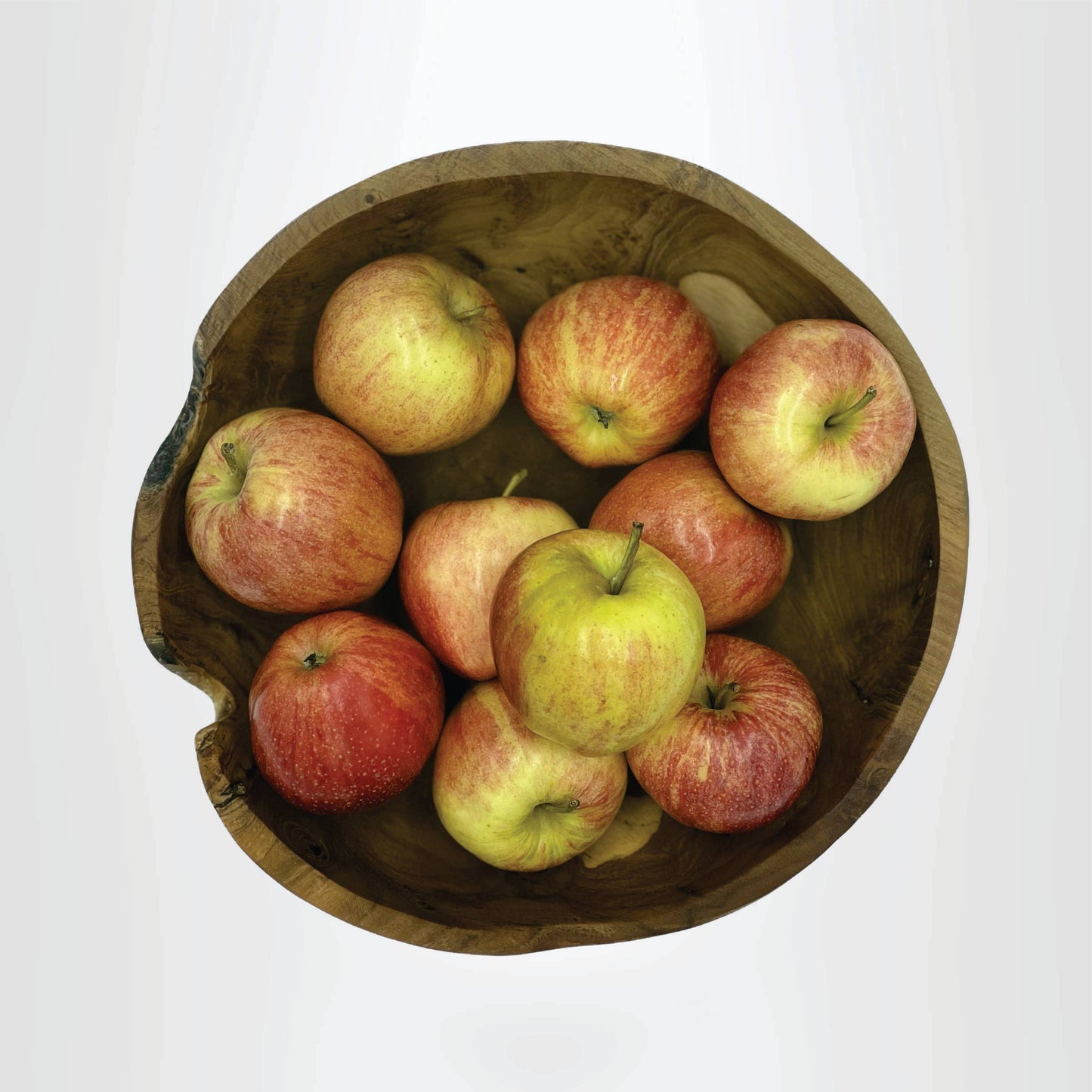 Teak Edge Bowl - Hand Carved - Ringold Valley Trading Company