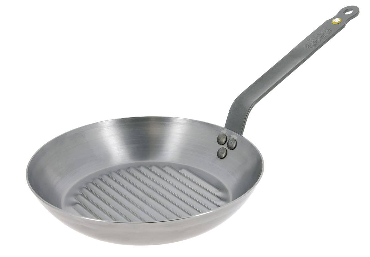 ROUND GRILL PAN -MINERAL B ELEMENT 12½" - Ringold Valley Trading Company