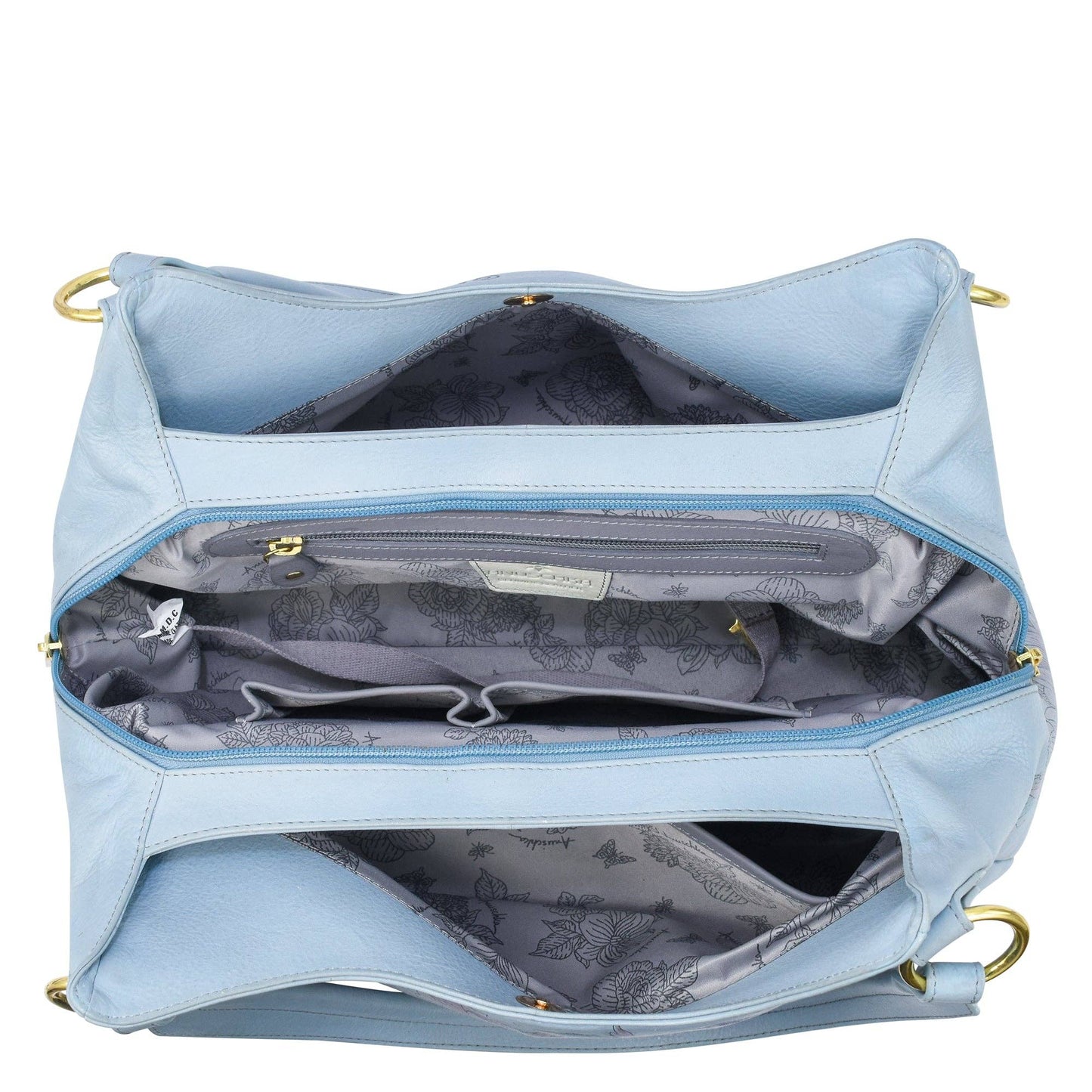Triple Compartment Ruched Hobo - 721 - Ringold Valley Trading Company
