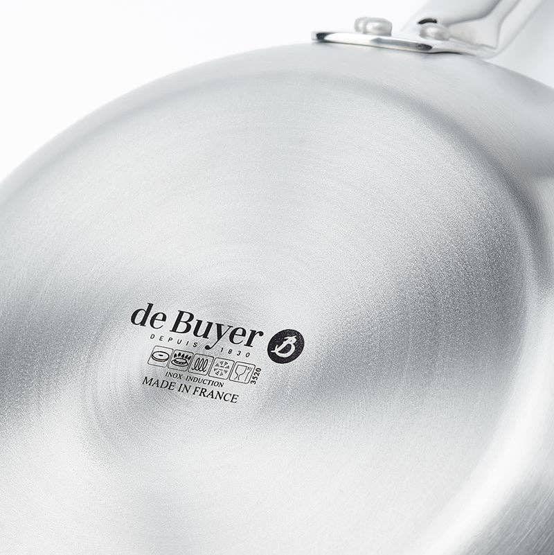 ALCHIMY 3-ply Stainless Steel Frying Pan: 12.5" - Ringold Valley Trading Company