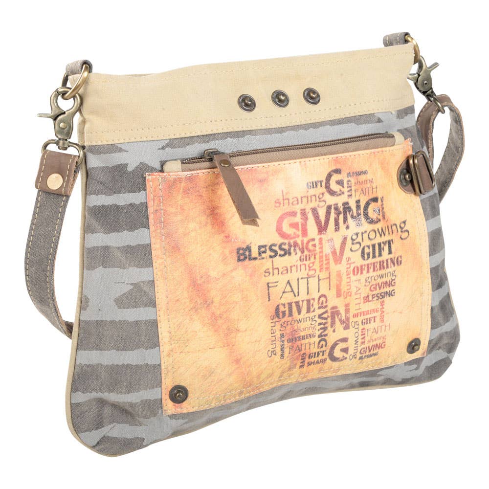 BlessGrow Dual-Zip Shoulder Bag - Ringold Valley Trading Company