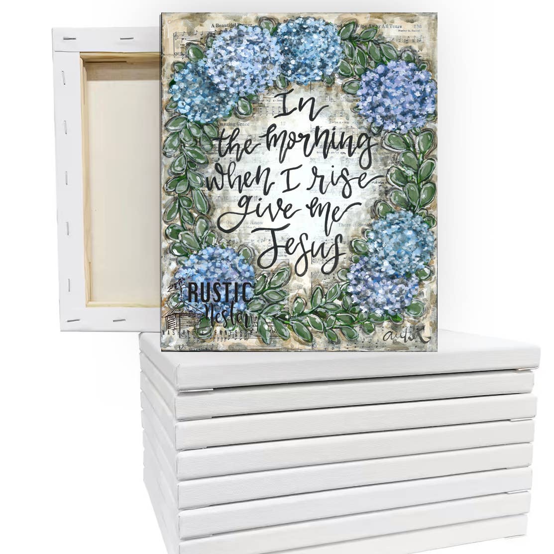 Christian home wall art, Spiritual canvas art print, Spring: 16x20 - Ringold Valley Trading Company