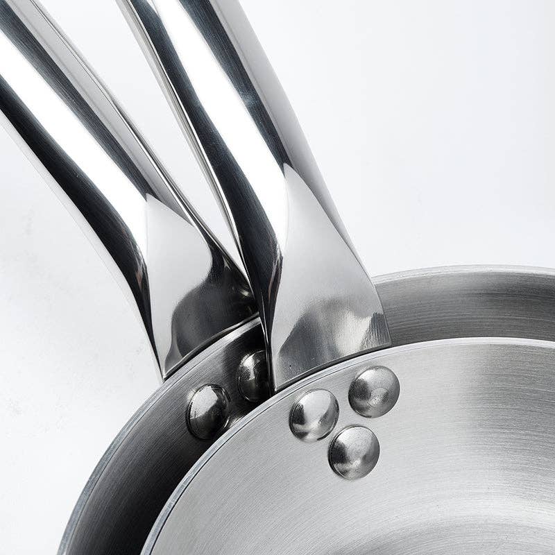 ALCHIMY 3-ply Stainless Steel Frying Pan: 12.5" - Ringold Valley Trading Company