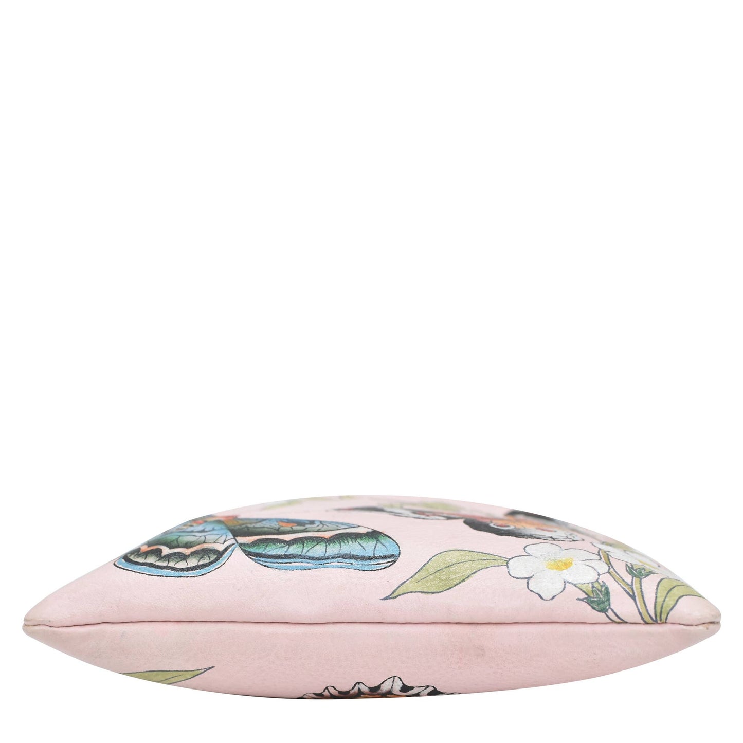 Hand-Painted Leather Mini Double Zip Travel Crossbody - 448 - Ringold Valley Trading Company