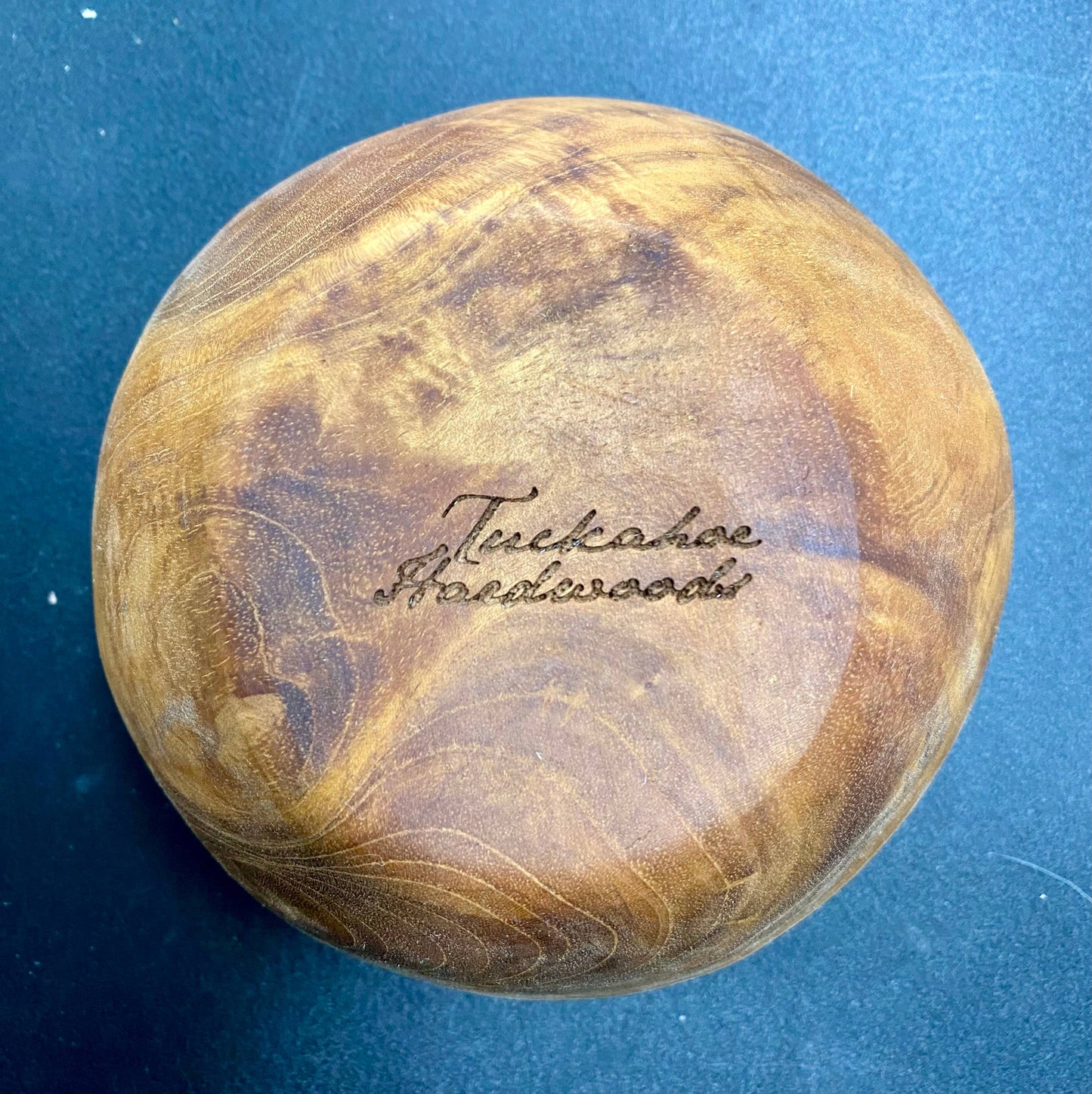 TeakArtistry: Handcrafted Live Edge Teak Bowl - Ringold Valley Trading Company