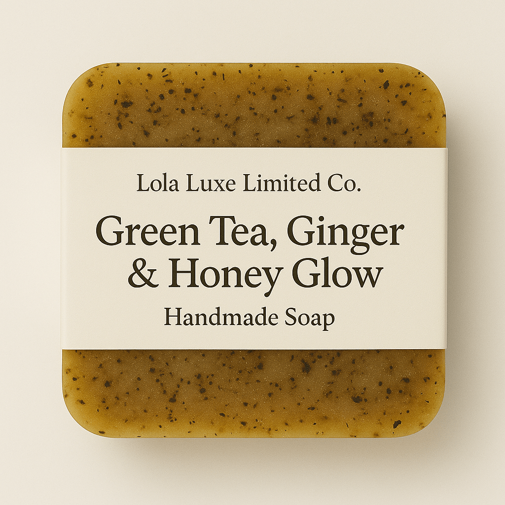 Green Tea, Ginger & Honey Glow Handmade Soap - Ringold Valley Trading Company