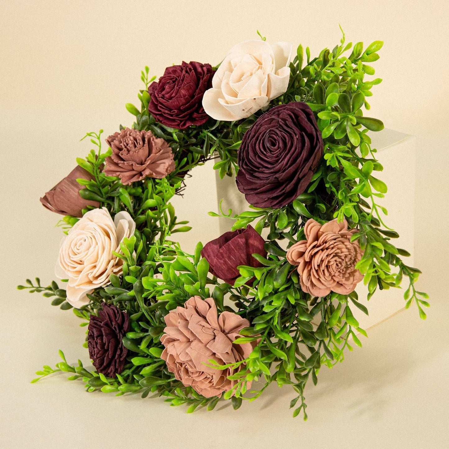 Merlot Blossom 12 Wreath - Ringold Valley Trading Company