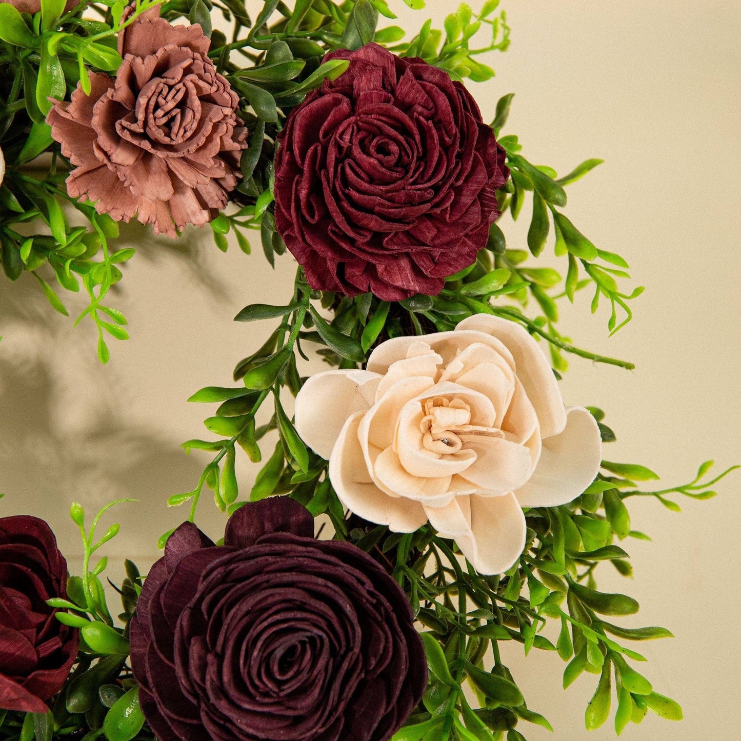 Merlot Blossom 12 Wreath - Ringold Valley Trading Company