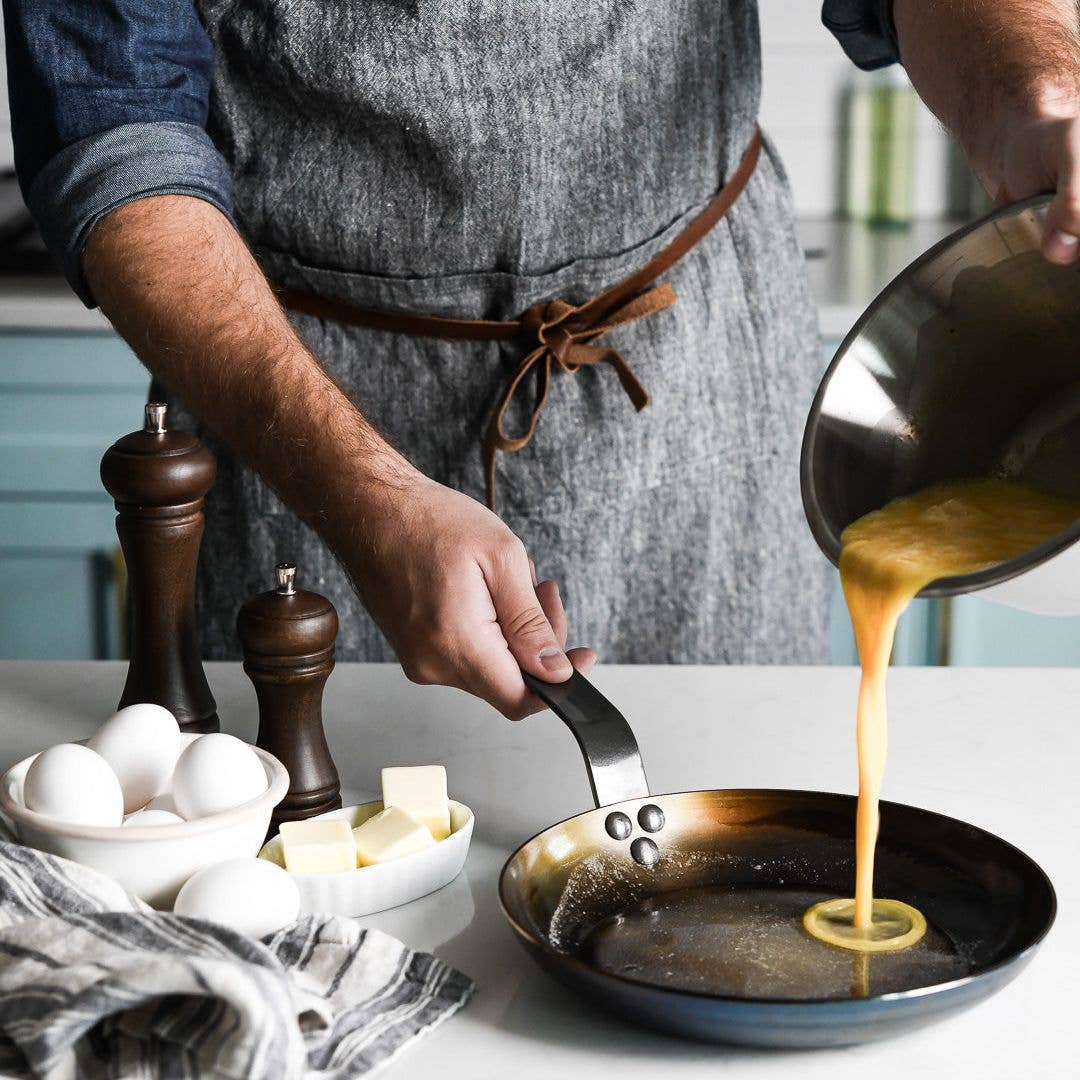 MINERAL B Carbon Steel Omelette Pan: 11"