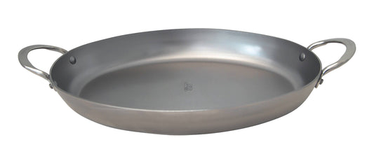 OVAL ROASTING PAN 2 HANDLES -MINERAL B ELEMENT 14x9½'' - Ringold Valley Trading Company