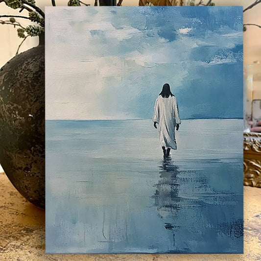 Christian home decor canvas art print, Faith Religious gift: 16x20 - Ringold Valley Trading Company