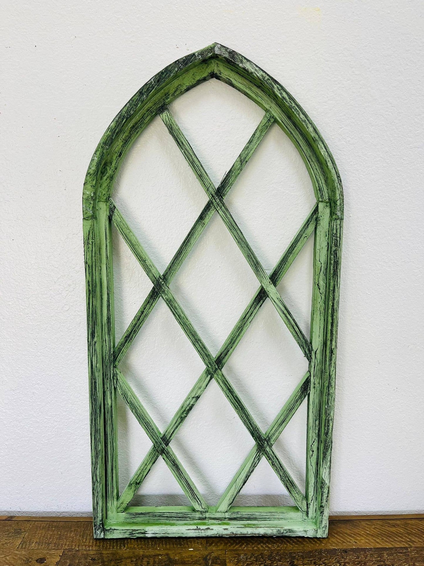 34" Cathedral Wood Arch, Light Green - G-2 - Ringold Valley Trading Company