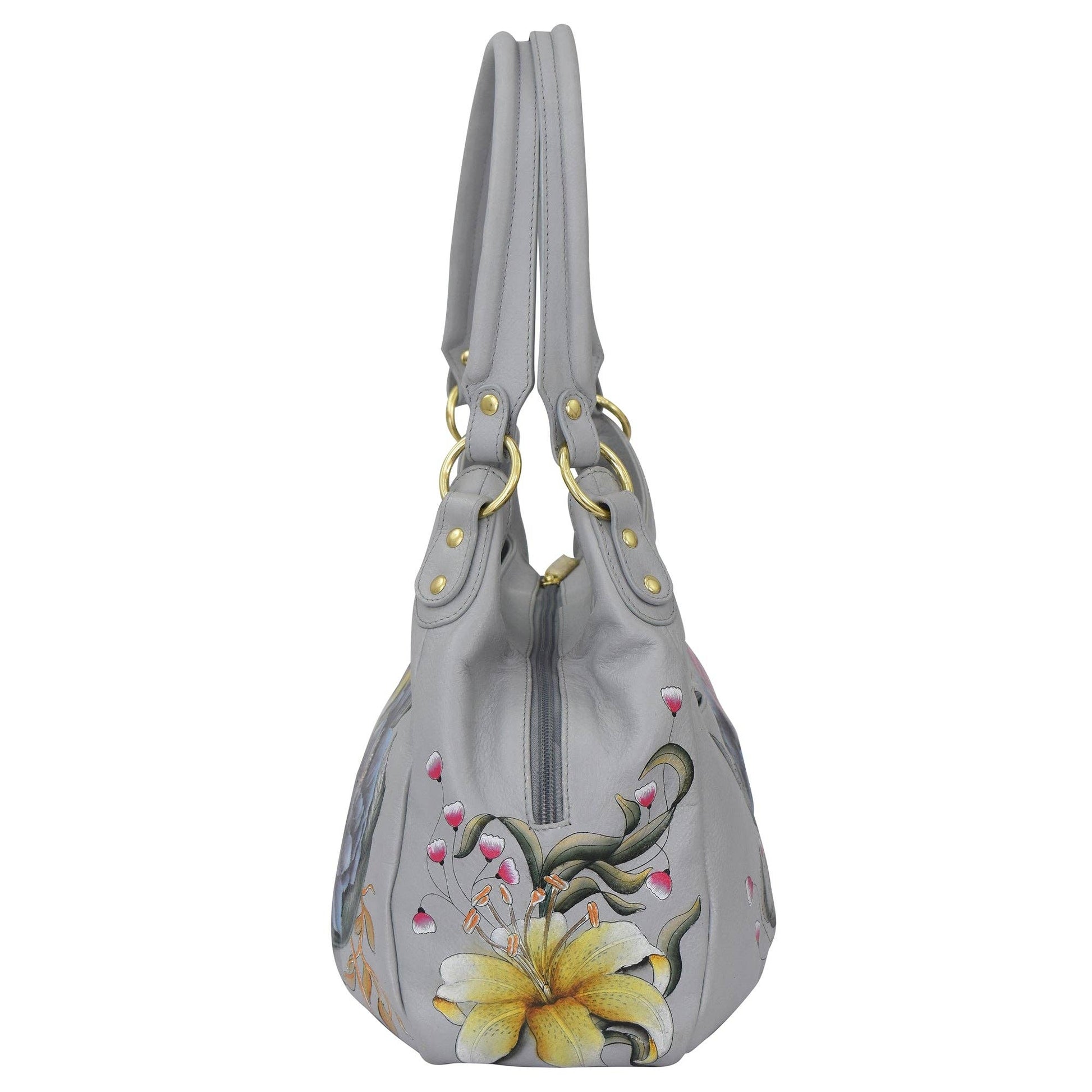 Triple Compartment Ruched Hobo - 721 - Ringold Valley Trading Company