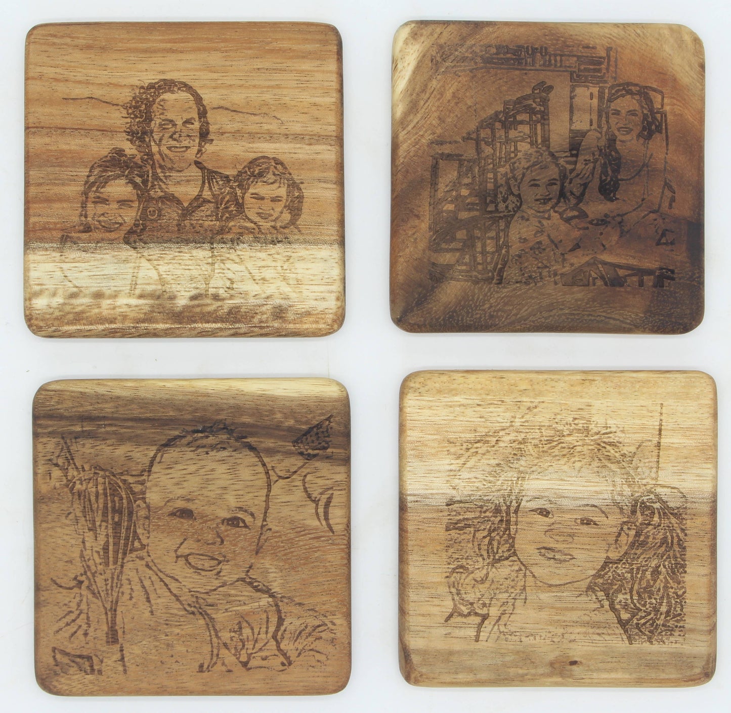 IndoWalnut Elegance Coasters - Ringold Valley Trading Company