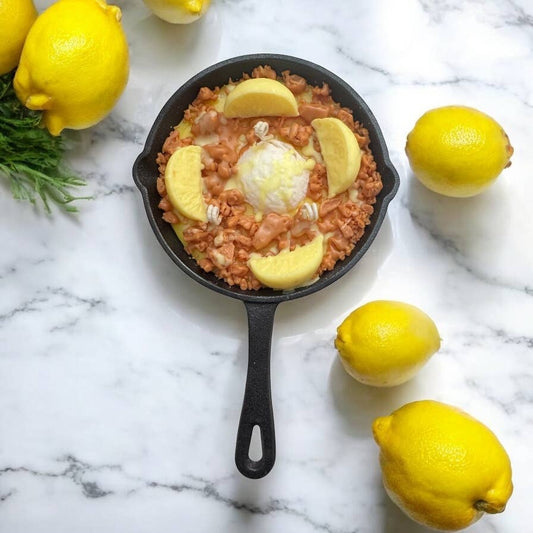 ZestyGlow Lemon Skillet Candle - Ringold Valley Trading Company