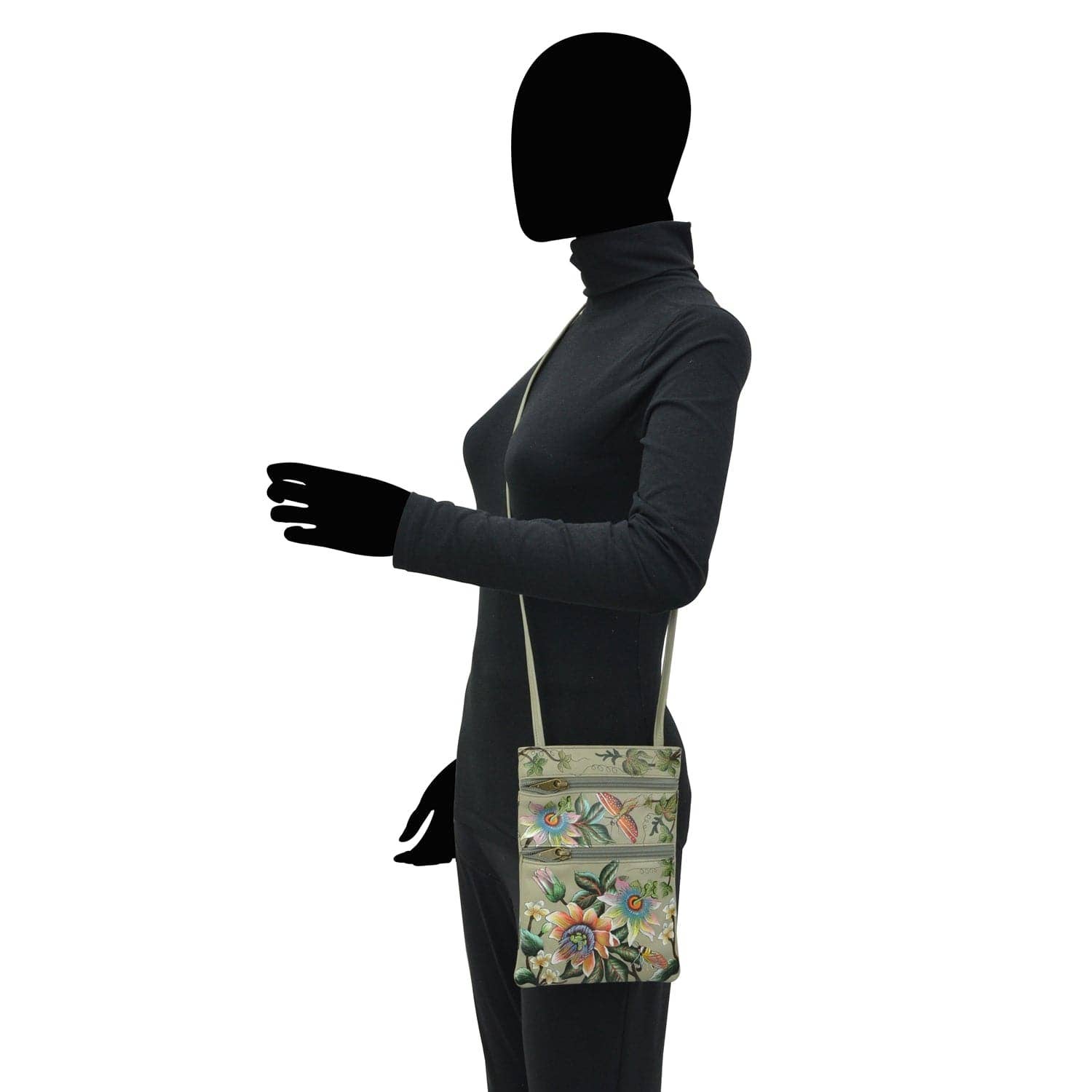 Mini Double Zip Travel Crossbody - 448 - Ringold Valley Trading Company