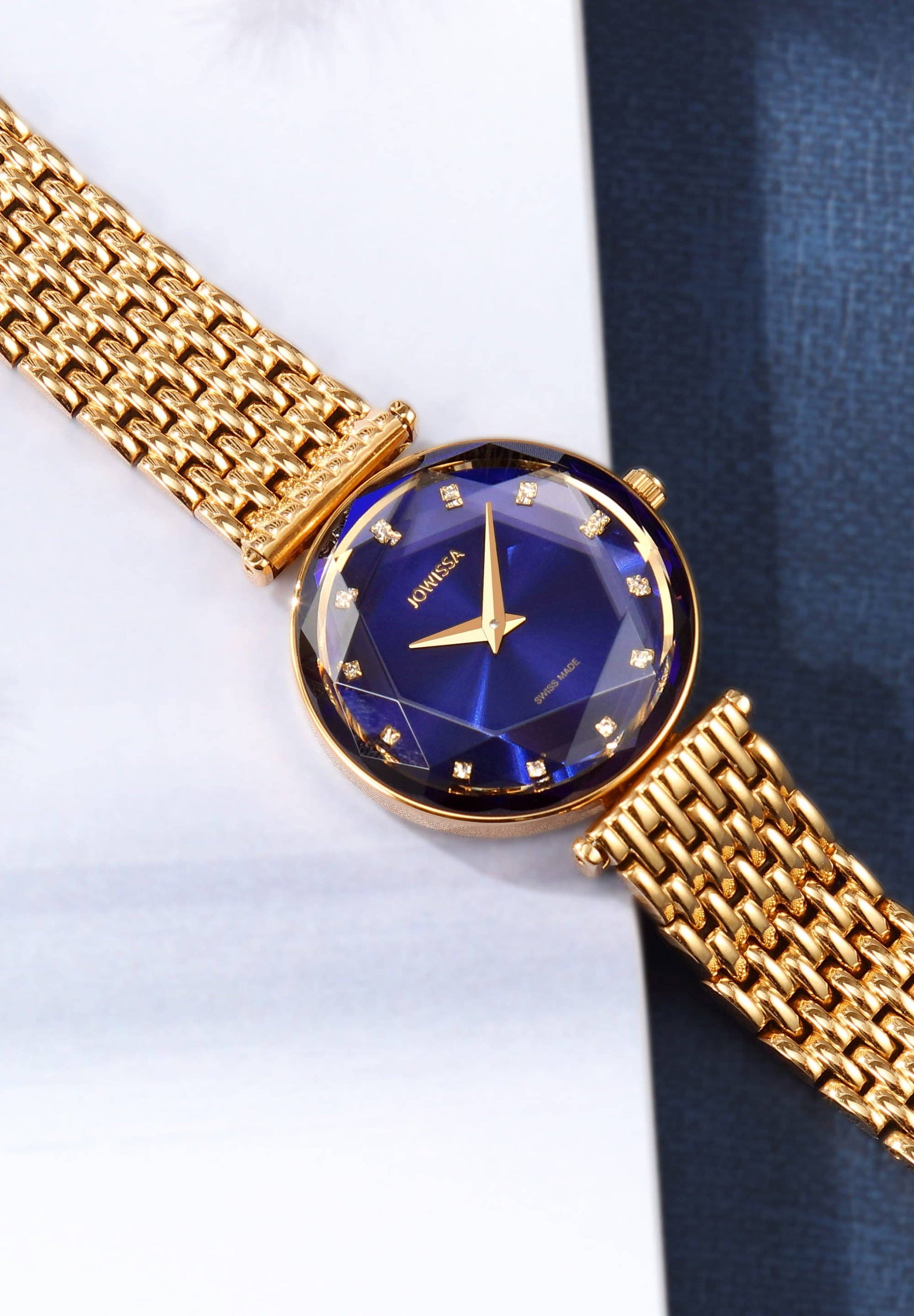 Facet Elegance: Swiss Ladies Watch J5.842.M - Ringold Valley Trading Company